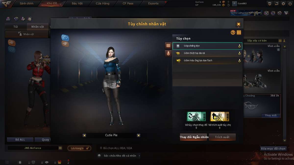 shop acc cf uy tin gia re